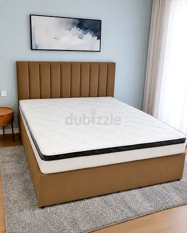 Brand new Queen size bed frame with medical mattress queen bed double bed family bed storage bed
