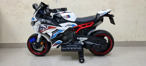 Kids Electric - Super Bike - 2 Seater - Training Wheels - Music - Lights - Dual Motor - High Quality