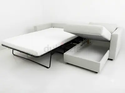 Large Built-In Storage Compartment
The sofa includes a generously sized storage compartment beneath