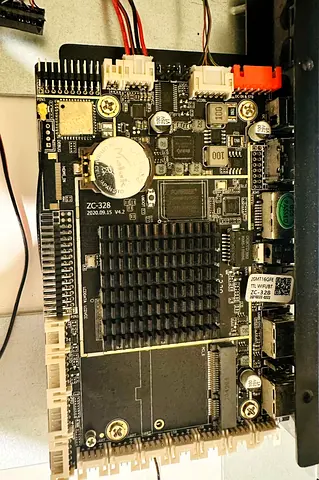 Used Quad-core Rockchip RK3288 ZC-328 Embedded Board / Media Player Mainboard - Good Condition