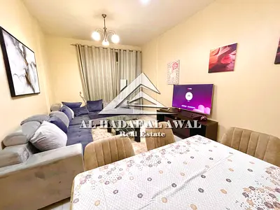 For monthly rent in the Emirate of Sharjah, Al Qasba area, a room and a hall with free internet and a balcony