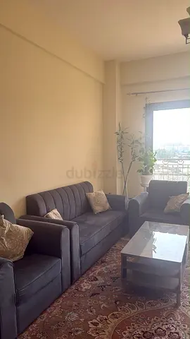 3-seater sofa set with armchairs and coffee table - good condition