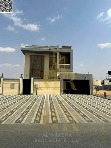 Luxury villa for sale in Al Zahia – Prime location | 5 bedrooms + living room and majlis | Custom finishing | Includes AC, electricity, and water | Pr