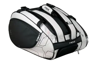 Nox Padel Racket Bag White and Black