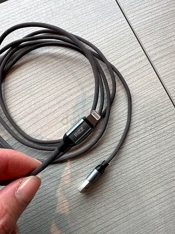 2 Meter long , Braided Lightning to USB Charging Cable  - Good Condition