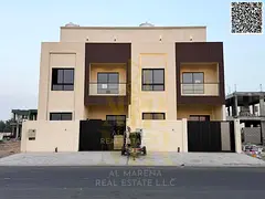 Modern Villa for Sale in Al Helio 2, Ajman | 4 Master Bedrooms | G+1+Roof | Registration Included |