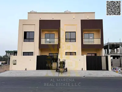 فيلا مودرن للبيع في الحليو 2 | 4 غرف ماستر | طابقين + روف | شامل رسوم التسجيل والتمليك | موقع مميز | 1,250,000 درهم فقط