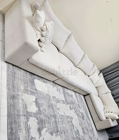 European Filled Feather Sectional Sofa 6 siters.