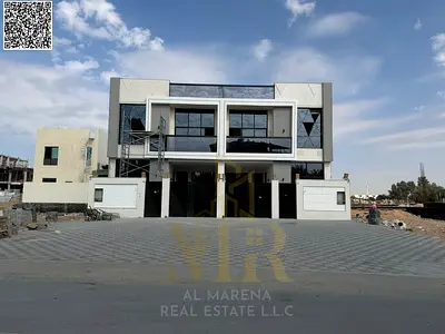 فيلا بسعر شامل رسوم التسجيل والتمليك على الشارع الرئيسي جاهزة للسكن في أرقي مناطق عجمان تملك حر لجميع الجنسيات بدون دفعة مقدمة..