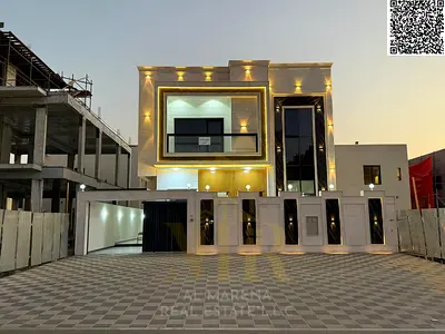 Luxury villa for sale in Al Amrah – Ajman | 5 master bedrooms | Registration fees included | 10% down payment