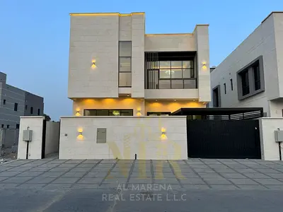 تملك فيلا فاخرة بالياسمين عجمان فيلا VIP فاخرة 5 غرف ماستر + روف | تشطيب شخصي | قريب حديقة | تملك حر من المالك