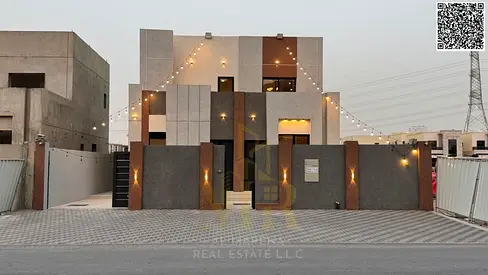 Villa for sale in Al-Haliyo 1 with a modern design and prime location, including registration fees.