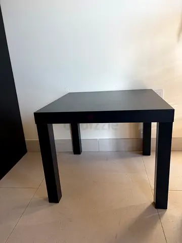 IKEA LACK black-brown side tables x2