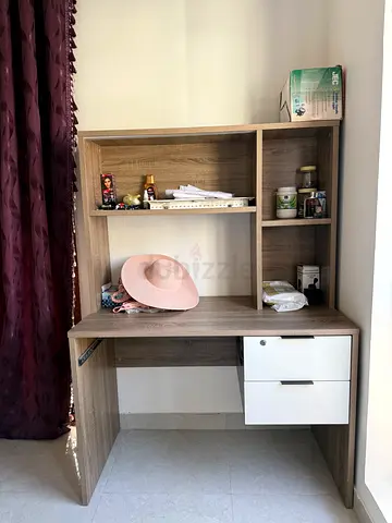 Study Desk with Shelf