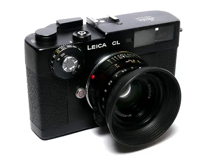 Leica CL 35mm Rangefinder Film Camera with leica 40mm lens and external light meter