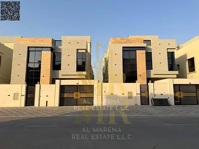 | تملك فيلا طابقين وروف و موقع مميز بتشطيبات فاخرة بالباهيه عجمان | 5 غرف ماستر | بسعر شامل رسوم التسجيل