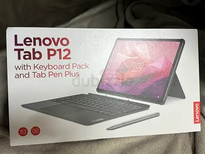 Lenovo Tab P12 keyboard pen and back cover 12.7” 3k screen resolution