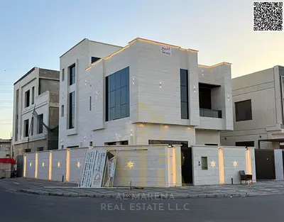 Luxury corner villa for sale in Al Yasmin, including electricity, water and air conditioning