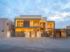 Villa in Al Muwaihat 1, close to all services, central air conditioning, two floors and a roof terra