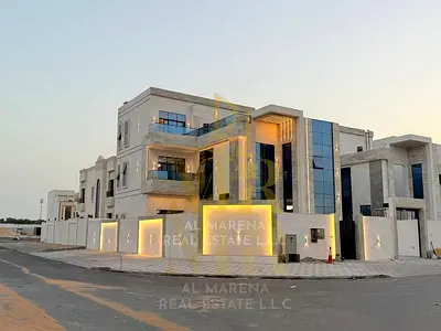 Luxury Villa for Sale in Al Helio, Ajman | 5500 sq ft Built-up Area | 6 Master Bedrooms | Internal Elevator | Spacious Rooftop | Includes Electricity,
