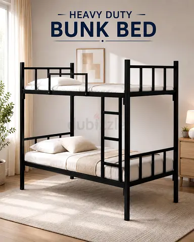 Heavy Duty Metal Bunk Bed – Steel Double Decker Bed for Staff Accommodation