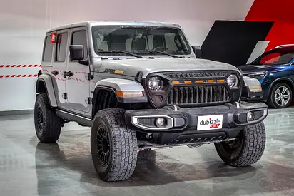 AED 1297/month | 2018 Jeep Wrangler Unlimited Sahara | GCC Specs | Ref#499686