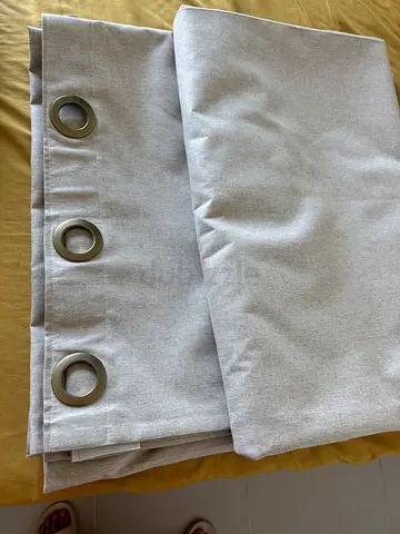 Blackout heavyduty curtains custom made beige