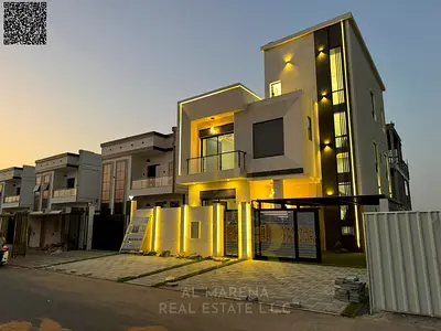 Own a luxury villa in Al Helio 2, Ajman | 6 master bedrooms (G+2) | Price includes registration and ownership fees