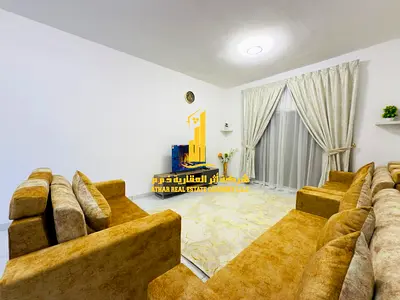 ✨افخم وارقى غرفتين وصالة مفروشة بالكامل للإيجار الشهري مع باركن خاص في النعيمية 1 شارع الاتحاد  موقع مميز بجانب اسواق العين مقابل رامز هايبر ماركت وسه