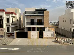 Villa for sale on a corner lot, two floors and a roof, directly from the owner, at a good price nego