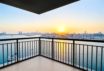Vacant | Full Burj & Sea View | Largest Corner Uni
