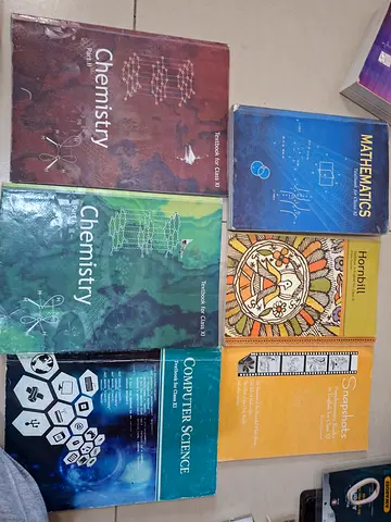 CLASS 11TH NCERT BOOK SET OF COMPUTER SCIENCE, ENGLISH, CHEMISTRY, MATHS TEXTBOOKS