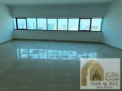 3-bedroom apartment with a living room for annual rent in Al Mamzar. 3 bedrooms plus a maid's ro