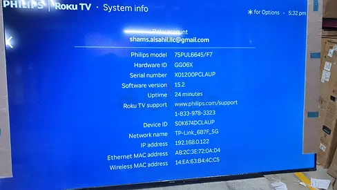 Philips 75 Inch TV - 75PUL6645 | 4K Smart TV | Brand New | Free Delivery + Warranty