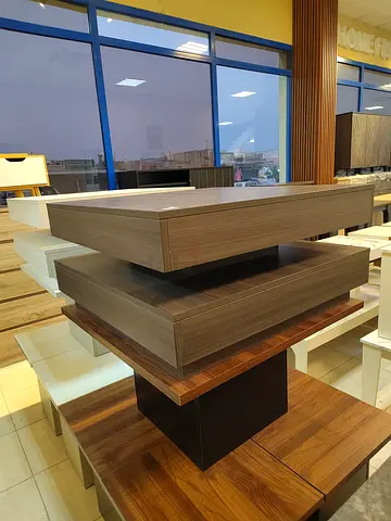 Modern Layered Wooden Coffee Table - Display Model