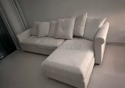 Ikea gronlid L shape sofa bed with mattress