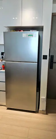 Urgent sale Samsung Stainless Steel Double-Door Refrigerator - Good Working Condition under warranty