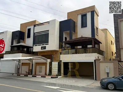 فيلا الحليو 2 طابقين وروف 5 غرف ماستر 3014 قدم شامل كهرباء ومياه ومكيفات