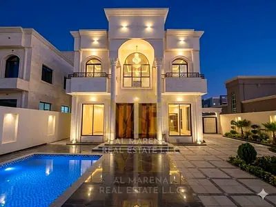 Enjoy luxury with a swimming pool | Own a luxurious villa in Al Rawda, Ajman | 5 master bedrooms, two floors, and a rooftop terrace | Prime location o