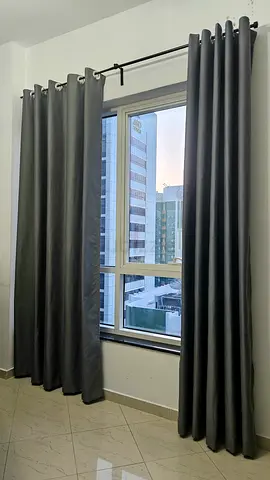 Thick Blackout Curtains, Charcoal Grey