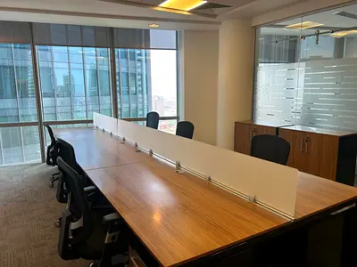 DIFC office/ 7 Visas/partition/ Furnished/All charges included