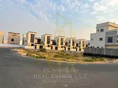Two corner residential plots for sale in Al Yasmeen area – Ajman, with G+2 permit, price including