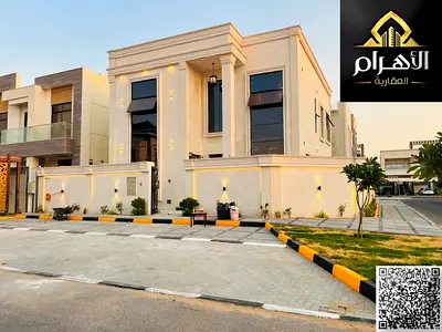 بدون دفعة أولى | ملكية حرة لجميع الجنسيات | فيلا زاوية على شارعين مع مسبح خاص في منطقة العالية - عجمان