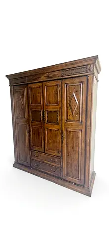 Solid Wood Antique vintage Wardrobe / Armoire - Large marina homes /  the one / crate and barel.