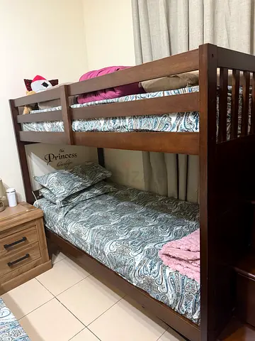 Bunk bed from pan emirates .