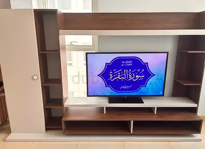 Modern Wooden Entertainment Center and TV Unit