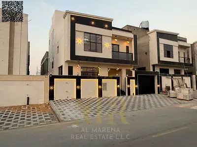 Own a villa with luxurious finishes in Al Helio 2, Ajman | 6 master bedrooms (G+2) | Price includes registration fees