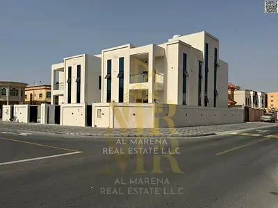 | تملك فيلا ساكن واستثماري فاخرة بالروضة 3 عجمان كورنرطابقين وروف تكييف مركزي بمصعد قريب من شارع شيخ عمار مساحة 5000 قدم|تملك حر | تملك فيلا ساكن واست