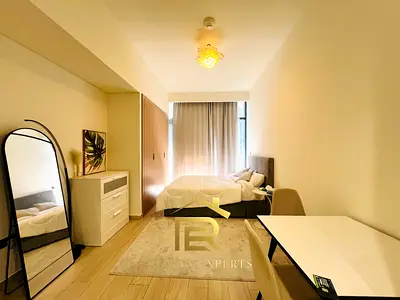 استوديو مفروش | عزيزي ريفييرا 35 | شرفة مطلة على المدينة