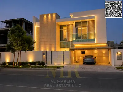 A luxurious palace in Al-Zawraa, an architectural masterpiece with an elegant view, including electricity, water, and air conditioning.